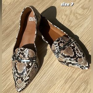 BP snakeskin Loafers